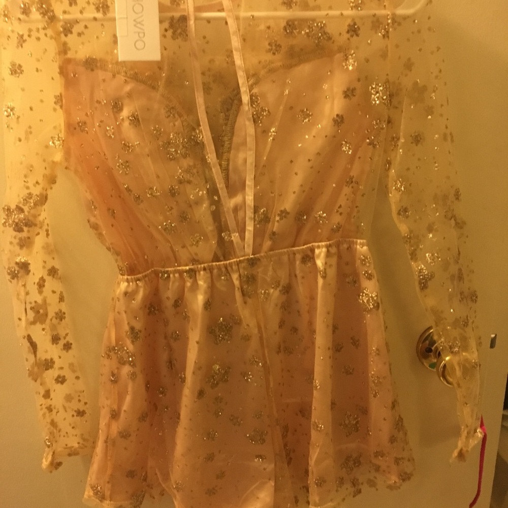 BRAND NEW! Showpo one piece sparkly romper